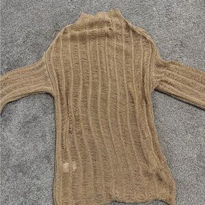 ZARA Tan/gold sparkling set